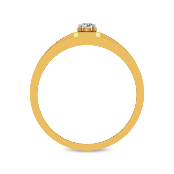 Regal Lattice 18K Men’s IGI Diamond Ring