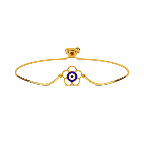 Mishel Adjustable Bracelet – Elegant 18K Gold & Diamond Hand Chain