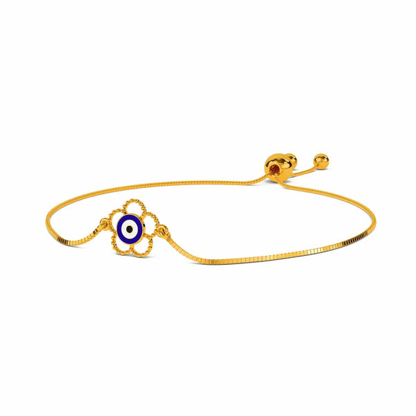 Mishel Adjustable Bracelet – Elegant 18K Gold & Diamond Hand Chain
