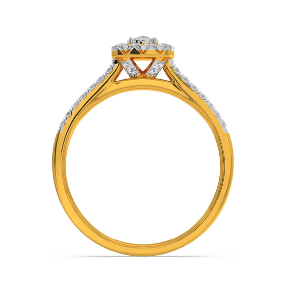 A Timeless Symbol of Love: 14K Gold Diamond Engagement Ring