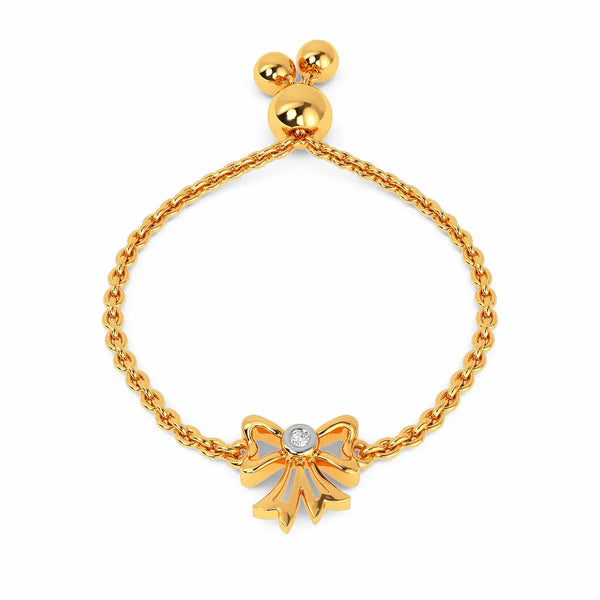 Alana Adjustable Ring – Modern 18K Gold & Diamond Statement Ring