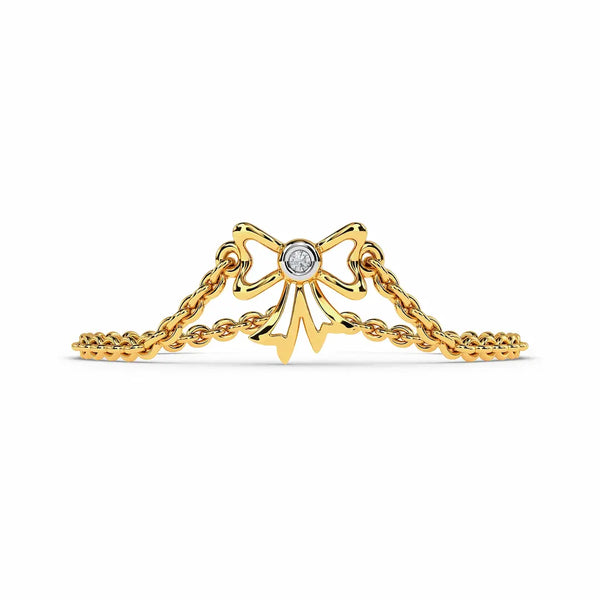 Alana Adjustable Ring – Modern 18K Gold & Diamond Statement Ring