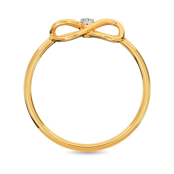 Eternal Glow 18K Solo IGI Diamond Ring