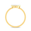Radiant Glow 18K Diamond Ring