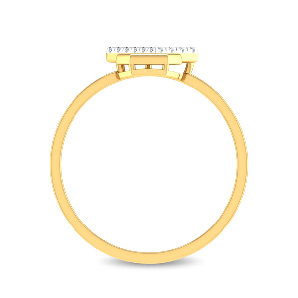 Radiant Glow 18K Diamond Ring