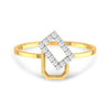 Radiant Glow 18K Diamond Ring