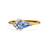 Aurora Spear 18K Blue Stone & IGI Diamond Ring